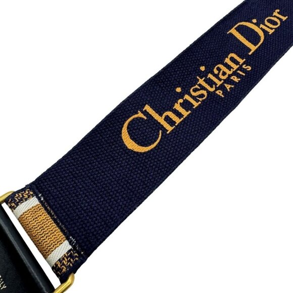 Authentic Christian Dior Embroidery Shoulder Strap Cotton #36635434 - Picture 12 of 12